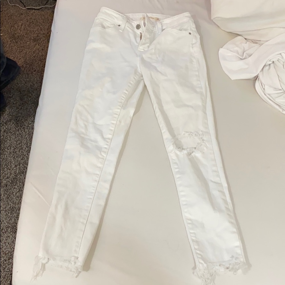 Levi’s White Skinny Size 25